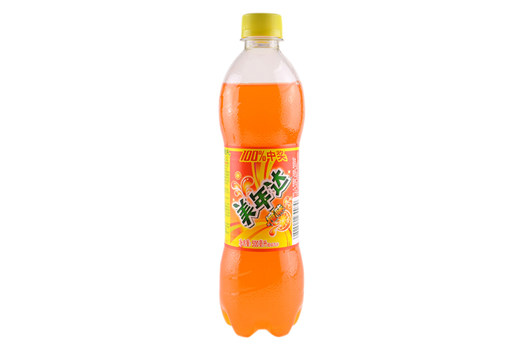美年达  橙味 500ML